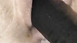 Wife using fuck machine