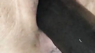 Wife using fuck machine