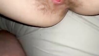 Cumming all over girlfriend pussy