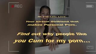 Washing my hair in bath tub as I talk dirty with hairjob JOI for you, lathering rinsing - Lelu Love