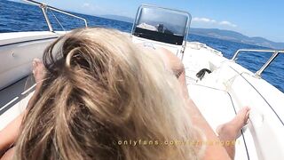 Risky Public Sex on a Boat... Interracial Amateur 4K!