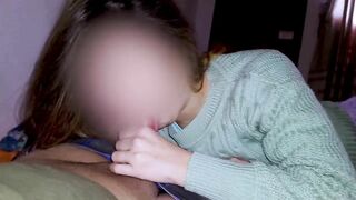 4k //  girl ran away from home just to do oral sex