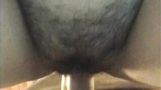 Wet and hairy Italian pussy sound fucked from behind handjob cumshoot Turn up the volume to enjoy