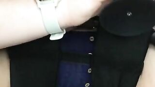 Self thrusting dildo in my sex chair