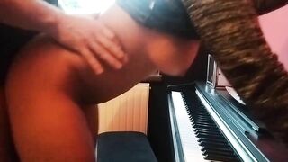 fucked by her teacher in a music lesson