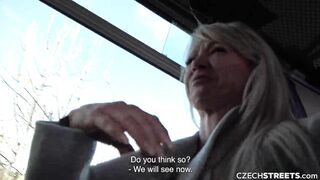 CzechStreets - Luxurious MILF fucked in a public bus