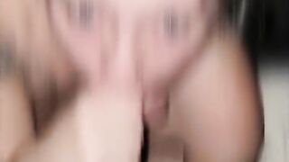 Sexy Cock Craving Hotwife MILF Sucks Hubbys Dick and Swallows His Cum