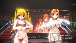 mmd r18 sex agent idol Mian & Riho Conqueror and public Sex Party 3d hentai