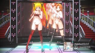 mmd r18 sex agent idol Mian & Riho Conqueror and public Sex Party 3d hentai