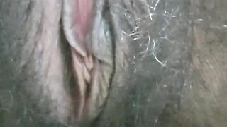 Hairy Indian Mature Mom In Night Dress Remove Dress Show Her Hairy Pussy & Pussy Hole And Fingering