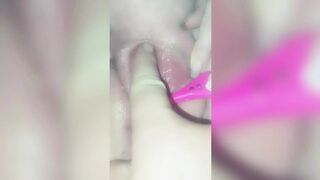 Ive got fingered while i got a toy inside and it was amazing great orgasm