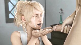 Lady Lunafreya Loves Her Cum