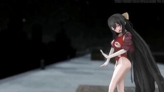 Kamikaze Hentai Dance Kantai Collection Torn Clothes 3D - Black Hair Color Edit Smixix