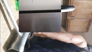 Pocahotass Gets Bent Over Kitchen Oven With Huge Tits And High Heels, White Dude so excite!!!!!!!!!!