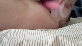 Hairy Pussy Squirts with Toys