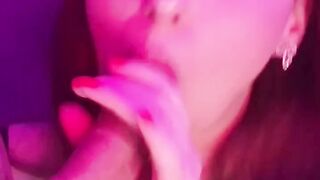 Gagging Throatfuck Close-Up Blowjob