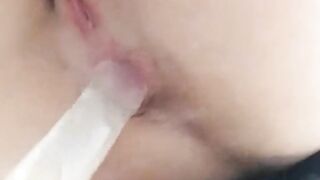 Girl Cum With A Dildo In Her Ass