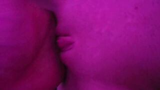 Pretty amateur pussy gets POV soft fucked and fingered and has to stay quiet because of parents 18