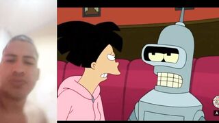 Bender cachondo llenaa de leche a amy hentai sin censura