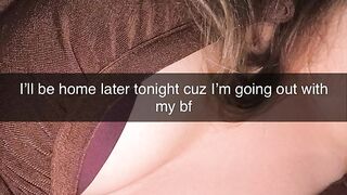 college teen gets fucked by best friend on snapchat