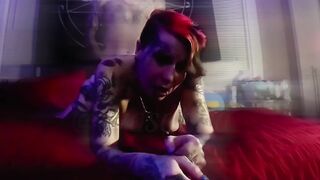 Busty slut with face tattoos gets fucked til she shakes in doggy style