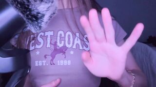 ASMR PETITE TEEN PLAYING WITH TITS & TEASING YOU