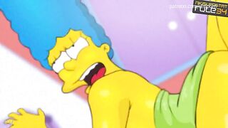 Simpson Porn - Marge anal fuck by huge cock