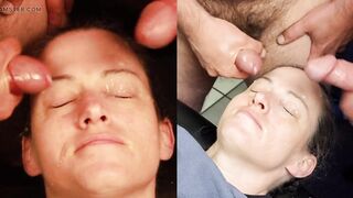 Dirty Dees newest amateur homemade double facial cumshot