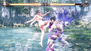 (Tekken 8) Nude Jun Kazama Gameplay.