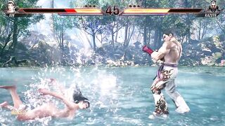 (Tekken 8) Nude Jun Kazama Gameplay.