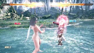 (Tekken 8) Nude Jun Kazama Gameplay.