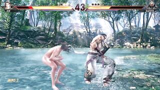 (Tekken 8) Nude Jun Kazama Gameplay.