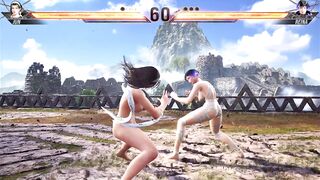 (Tekken 8) Nude Jun Kazama Gameplay.