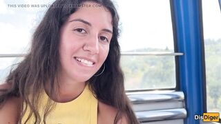 Public Risky Blowjob on Ferris Wheel in an Amusement Park