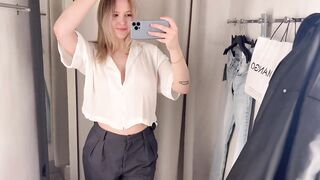 See through tops Try on Haul Transparent Fashion