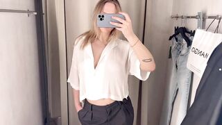 See through tops Try on Haul Transparent Fashion