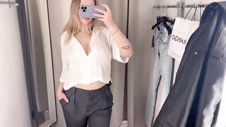 See through tops Try on Haul Transparent Fashion