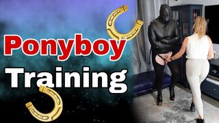 Training Zero Femdom Pony Boy BDSM Training! Bondage Slave Real Homemade Orgasm Cum Milf Stepmom Female Domination