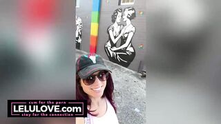 Big boobs babe walks through downtown Orlando sharing sights & candid daily adventures & karaoke song - Lelu Love