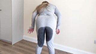 Girl Pissing Into Pyjamas Pants