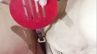 What Started Out in the Kitchen Became a Spatula Pussy Sticking